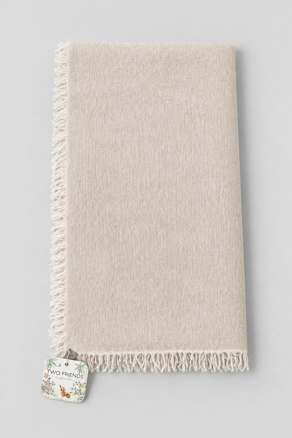 Handwoven Cashmere Scarf 28" x 74" - 8 Colors