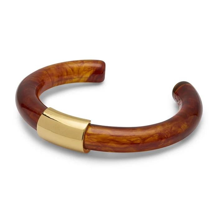 Tortoise Shell Resin Bracelet