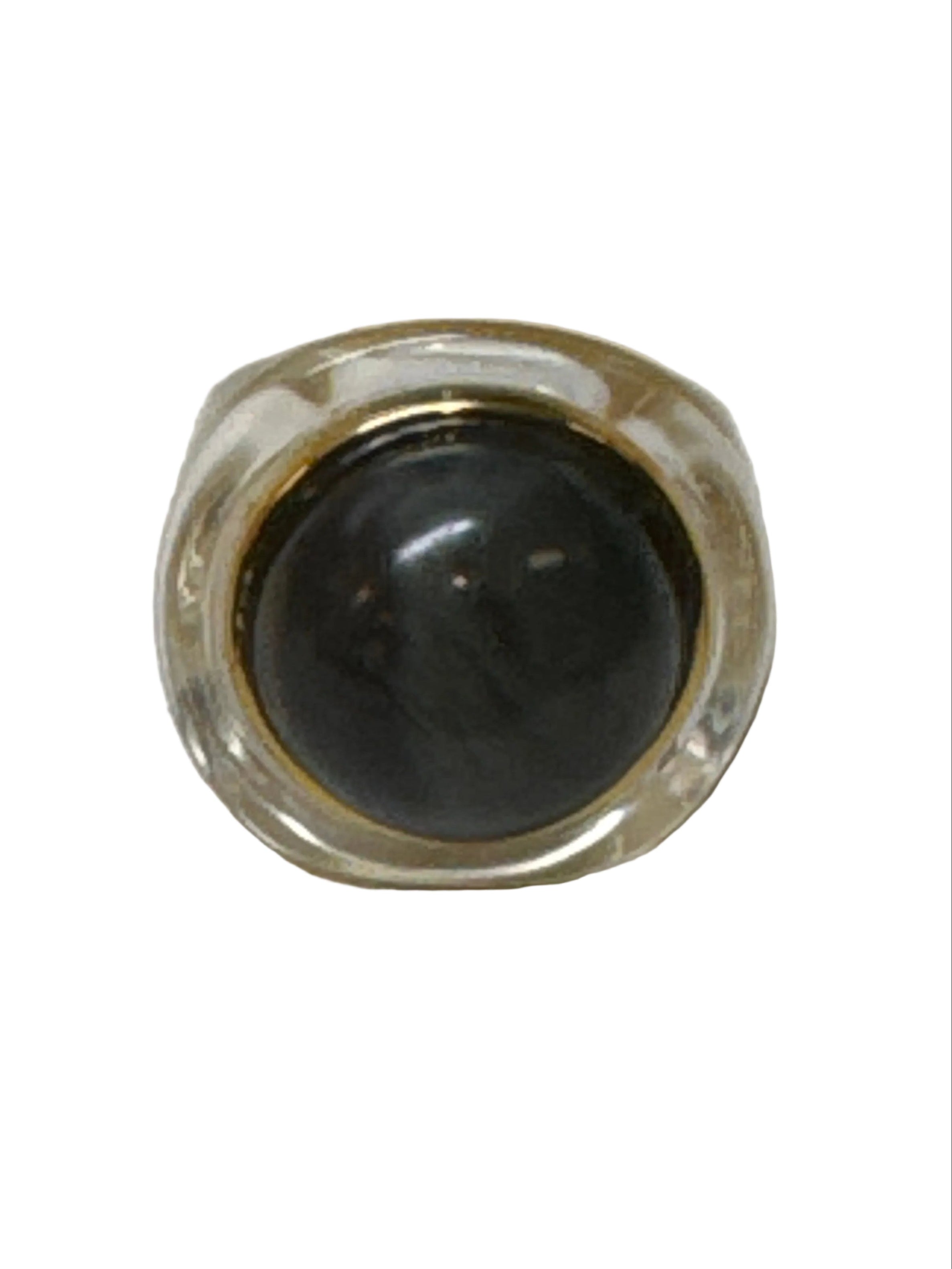 Lucas Jack Clear Resin - Labradorite Ring