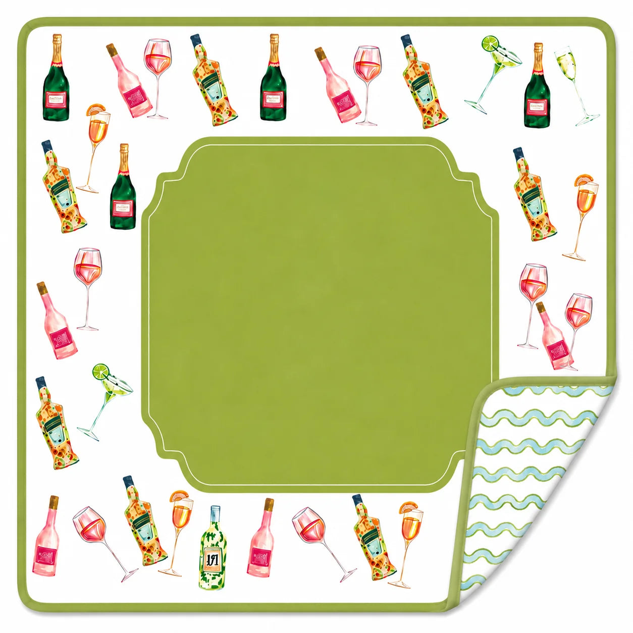 Cocktails Mahjong Mat