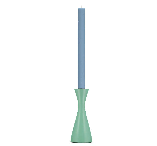 British Colour Standard Candleholders - Opaline Green