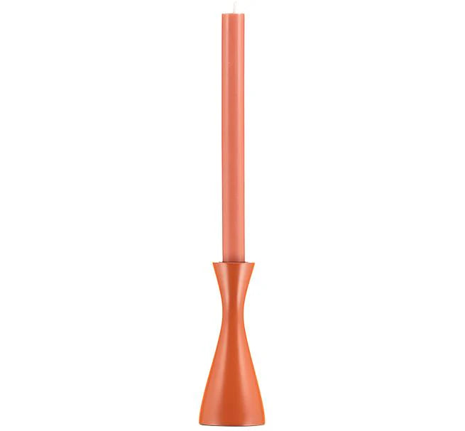 British Colour Standard Candleholders - Rust
