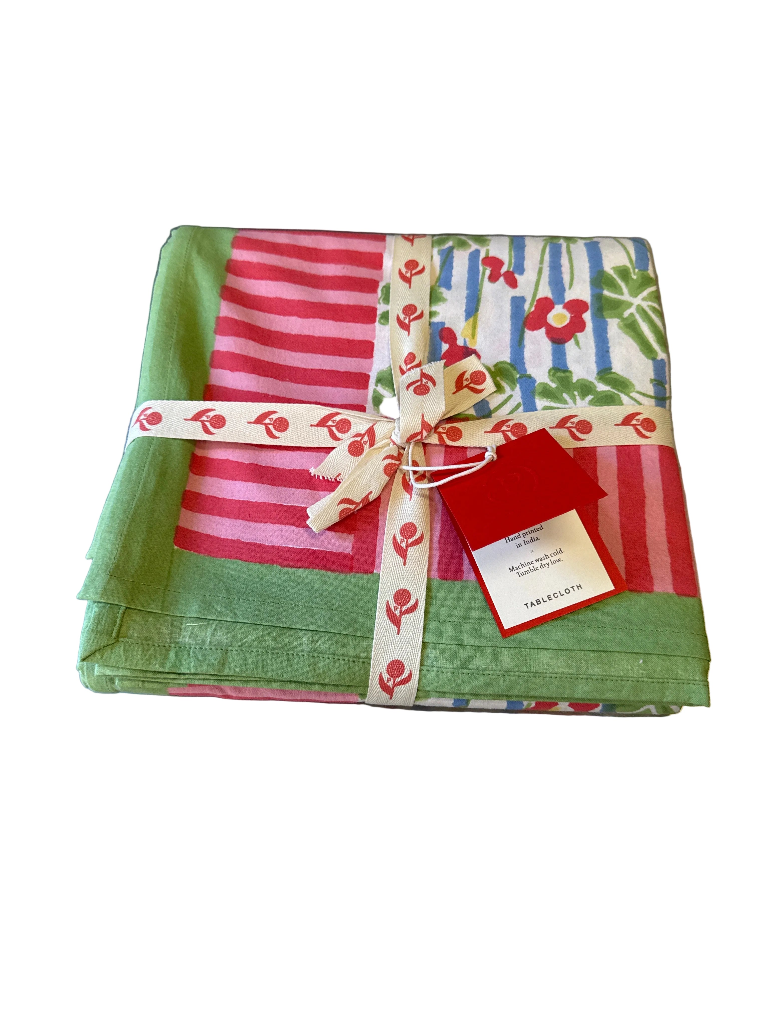 Geranium Carnival Tablecloth 55"x55"