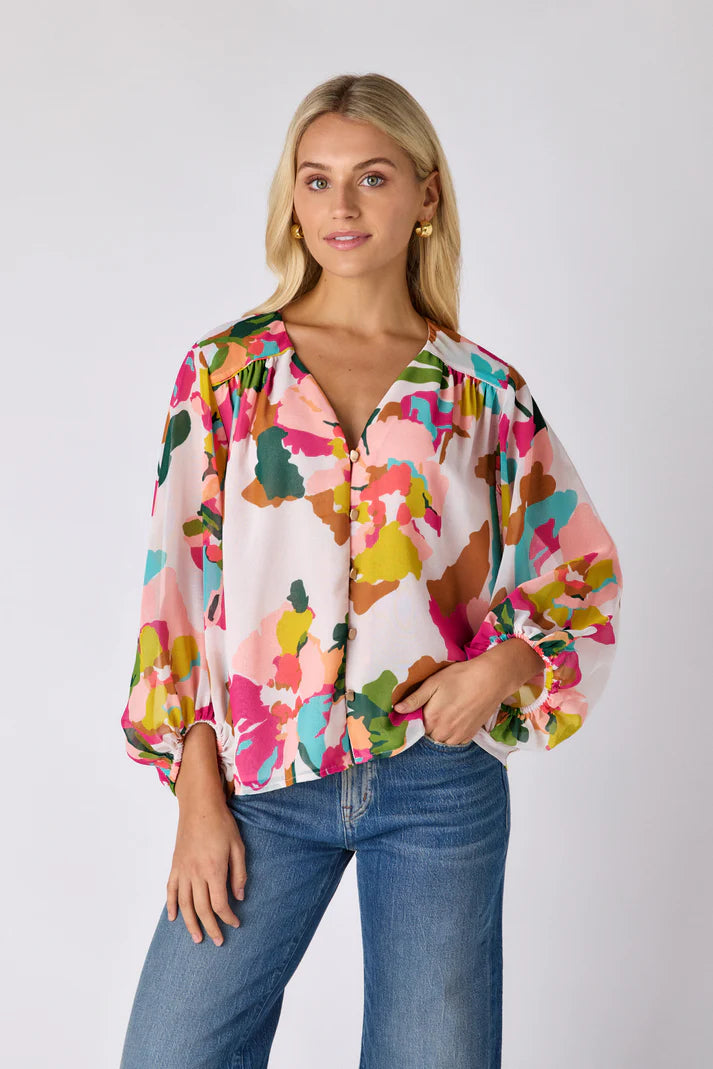 Crosby by Mollie Burch Nellie Blouse - Botanic Blush