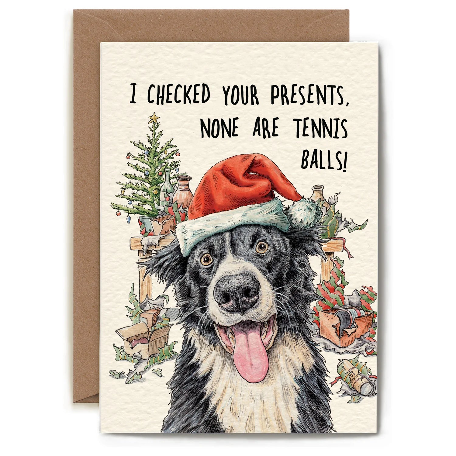 Festive Tennis Balls Card