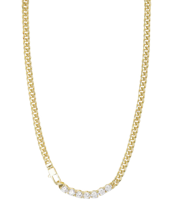 Melinda Maria Baby Julian Loves Diamonds Necklace - Gold 16"
