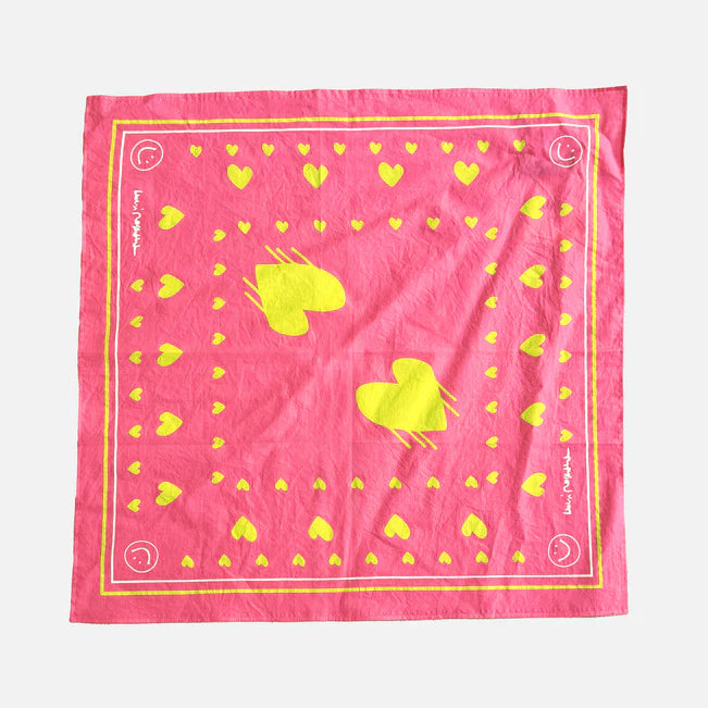 Kerri Rosenthal Drippy Heart Bandana - 3 Colors