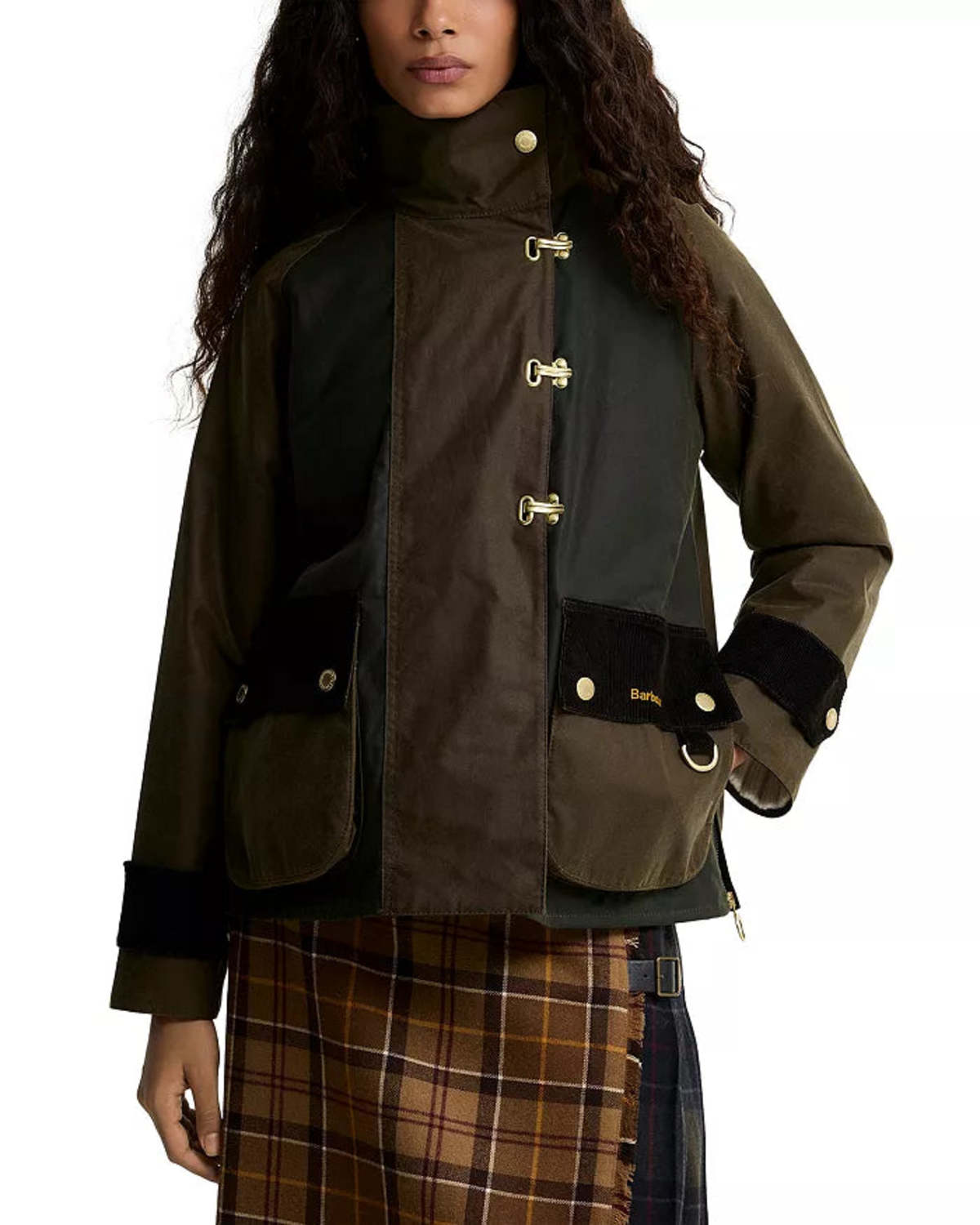 Barbour Hazelwood Wax Jacket | Beech Fern Mix