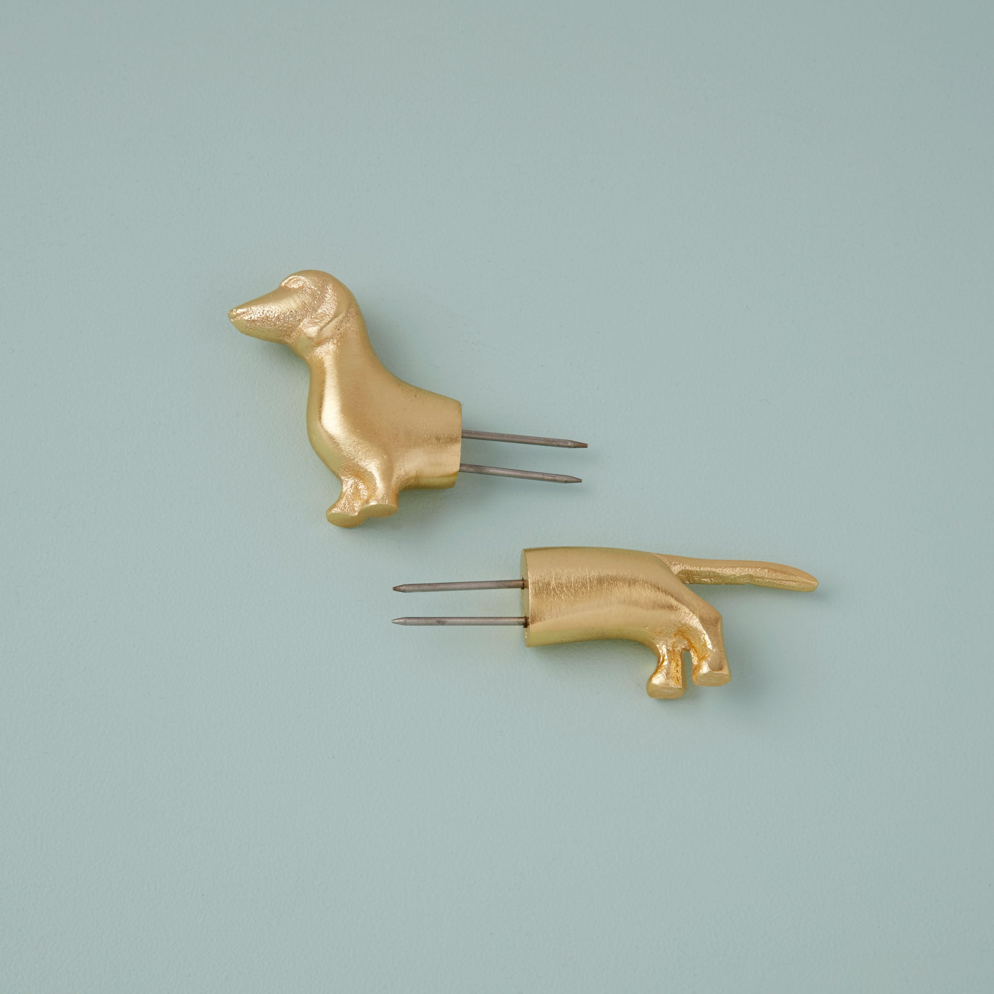 Gold Corn Holders, Dog