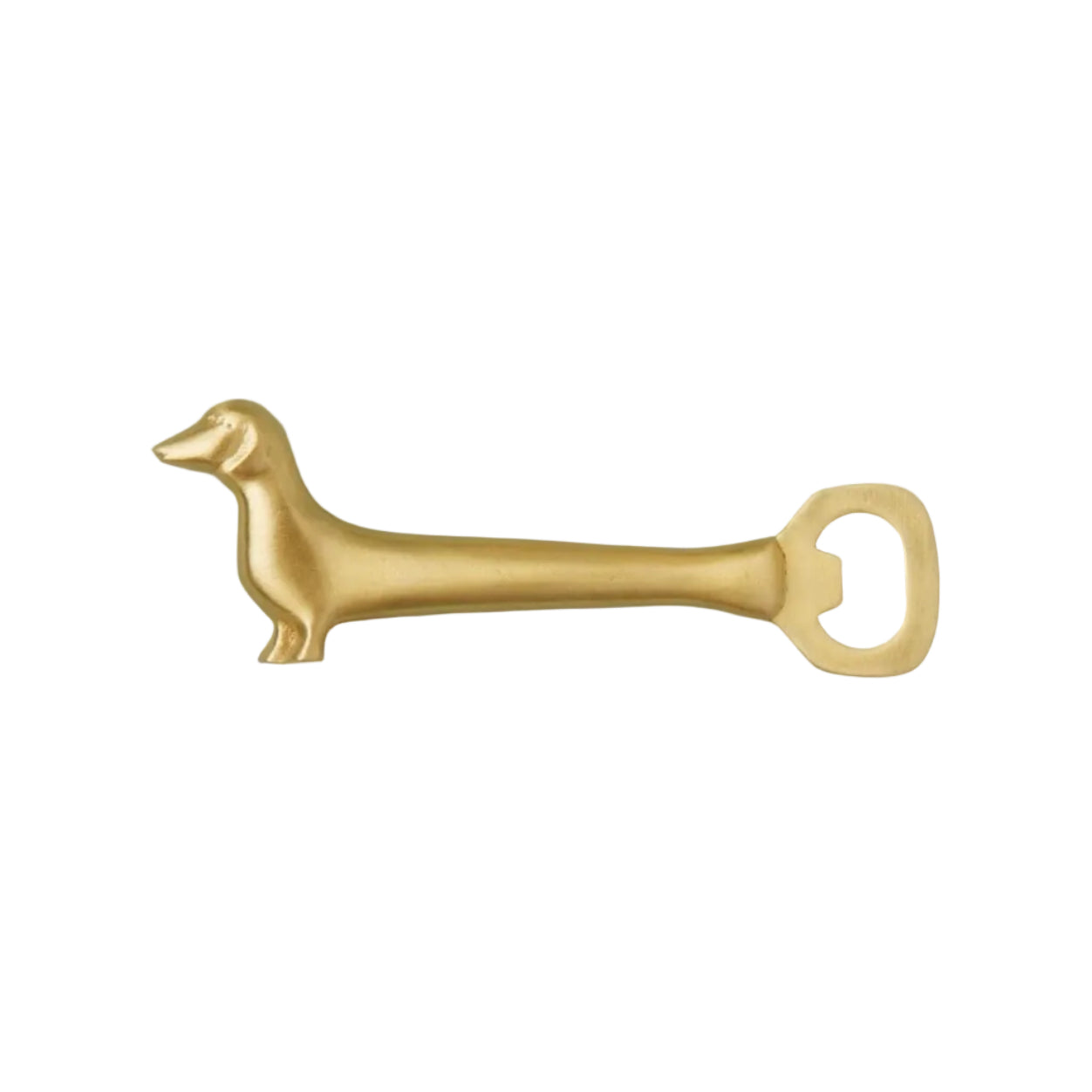 Gold Doxie Bottle Opener