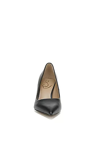 Sam Edelman Vienna Black Leather Heels