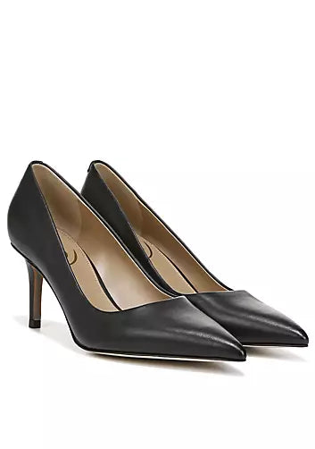 Sam Edelman Vienna Black Leather Heels