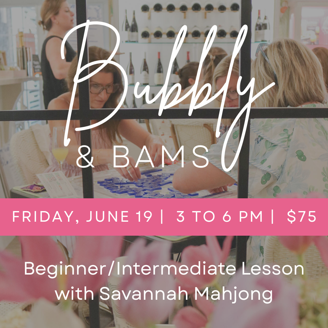 Bubbly & Bams: Beginner/Intermediate Mahjong Lesson