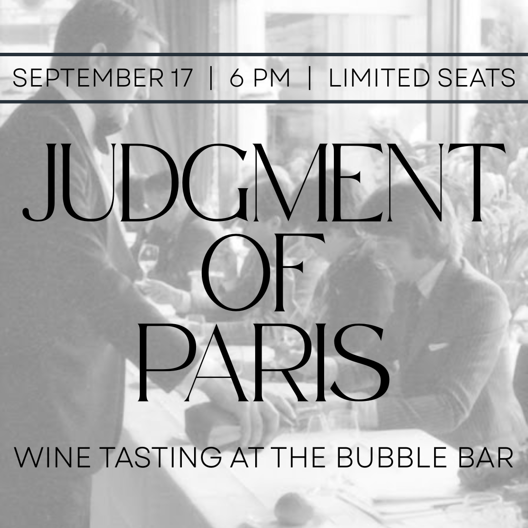Judgment of Paris: An Evening of Iconic Wines