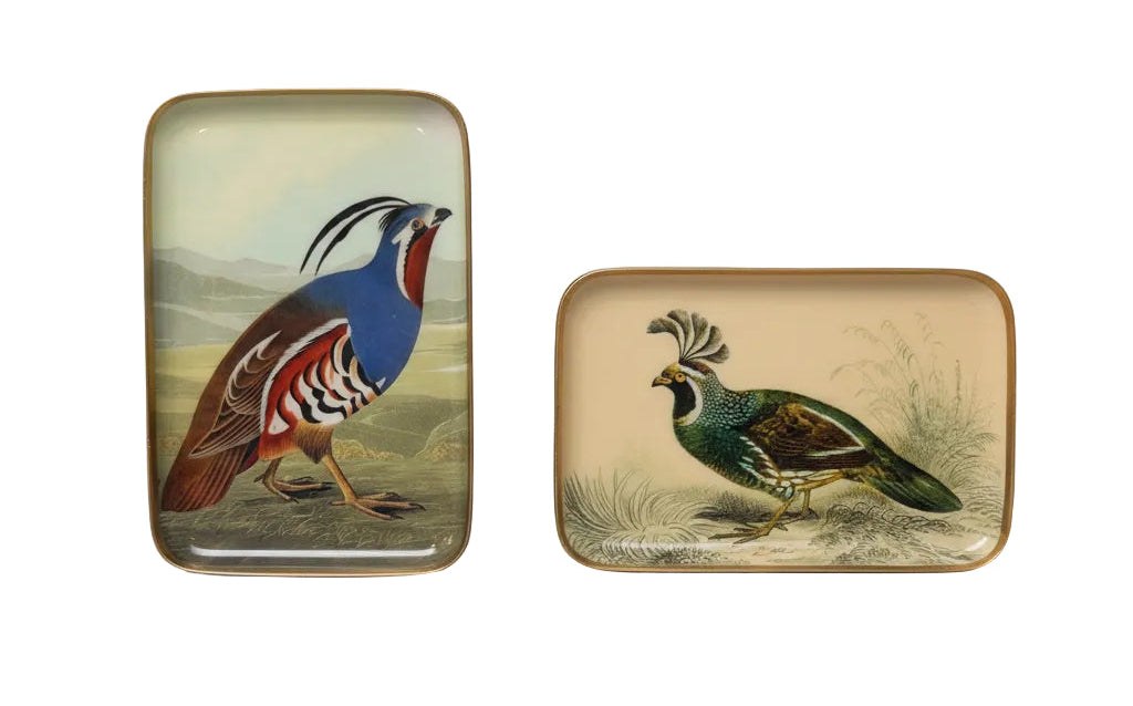 Pheasant Metal Trays | 4"x6"