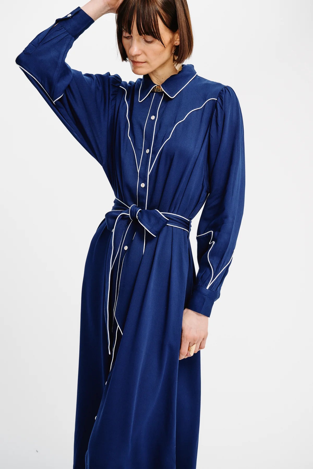 Carolina K Rodeo Dress | Navy