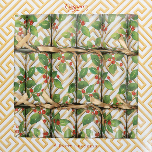 Holly And Fretwork Christmas Cracker