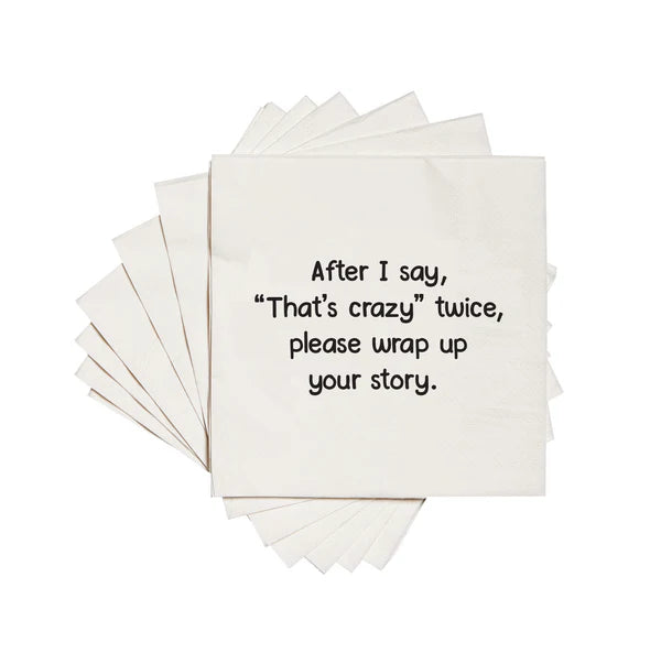 Clever Cocktail Napkins - Multiple Variants