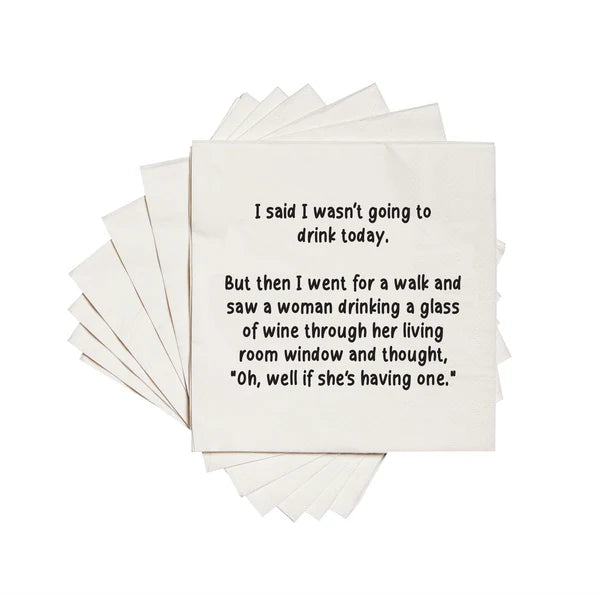 Clever Cocktail Napkins - Multiple Variants