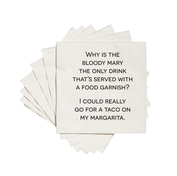 Clever Cocktail Napkins - Multiple Variants