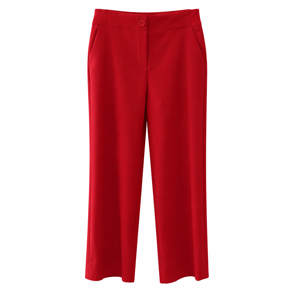 ILTM Jackie Solid Amalfi Wide-Leg Cropped Pant - Black or Lava