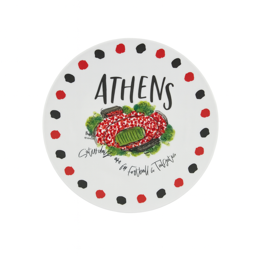 Athens, GA 9" Melamine Plate
