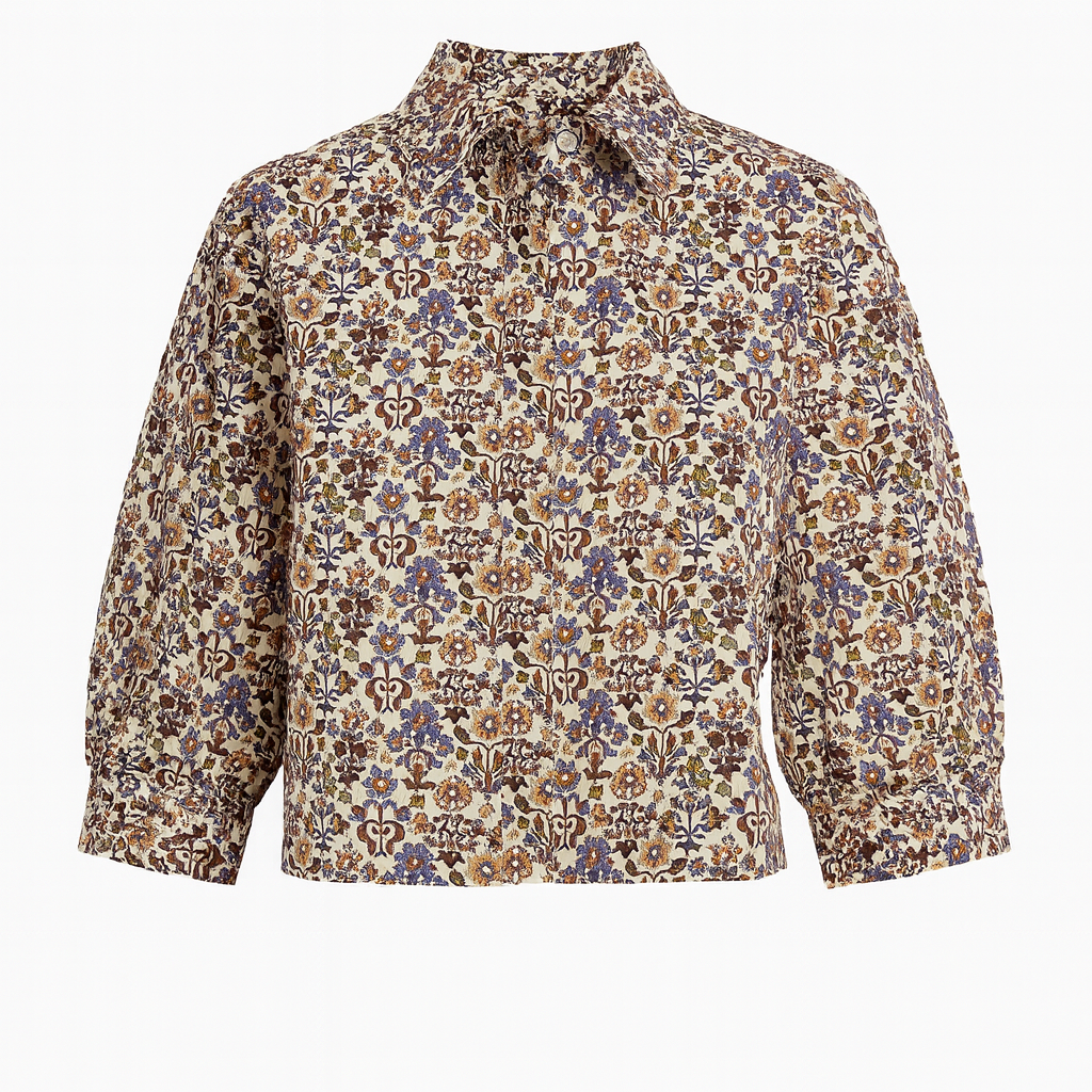 The Little Project Esme Shirt - Plum Floral