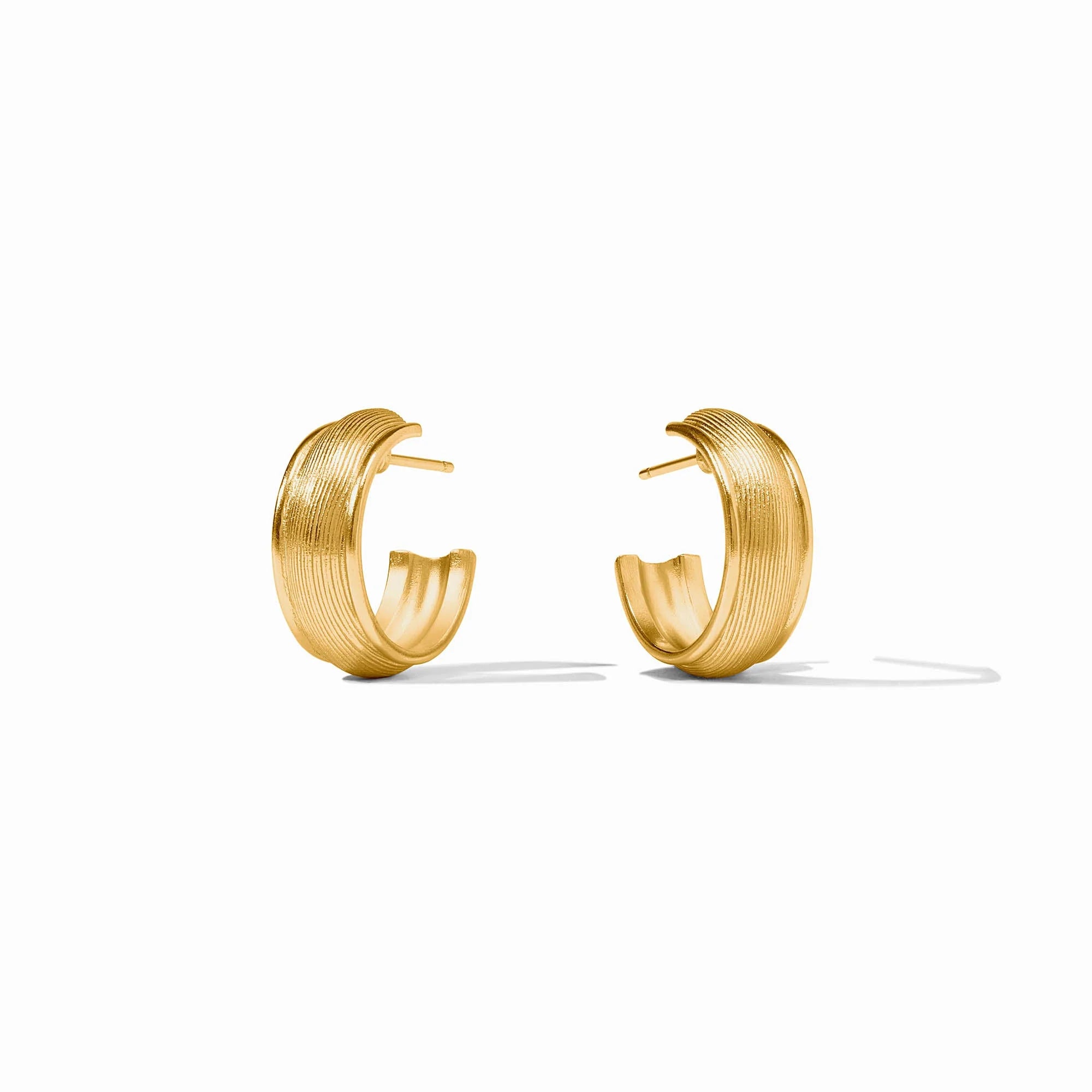 Julie Vos Cobblestone Hoop - Gold