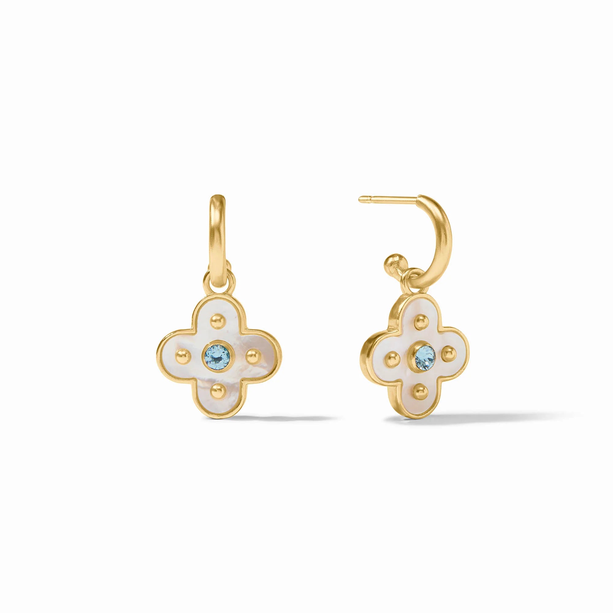 Julie VosColette Hoop & Charm Earrings - 2 Colors