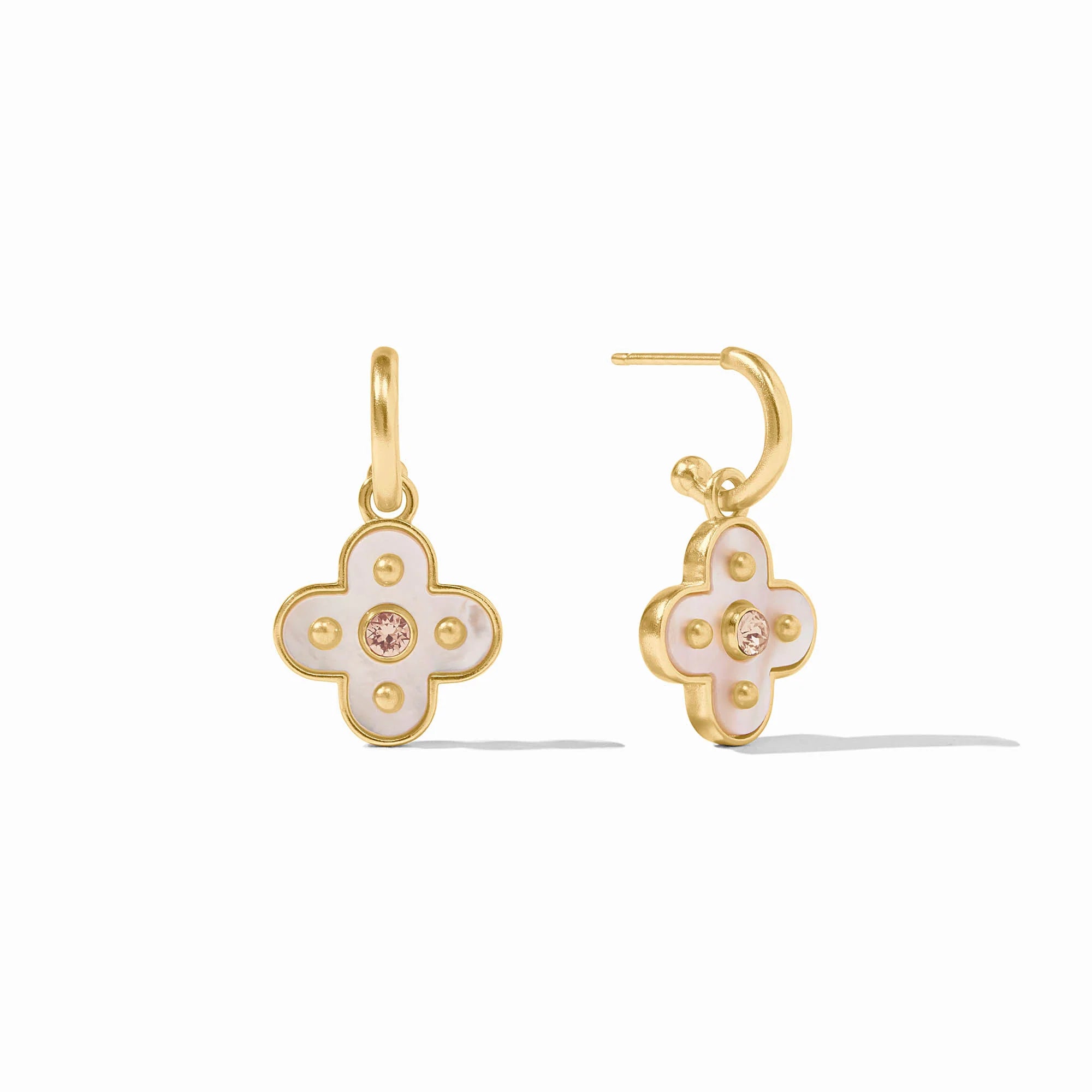 Julie VosColette Hoop & Charm Earrings - 2 Colors