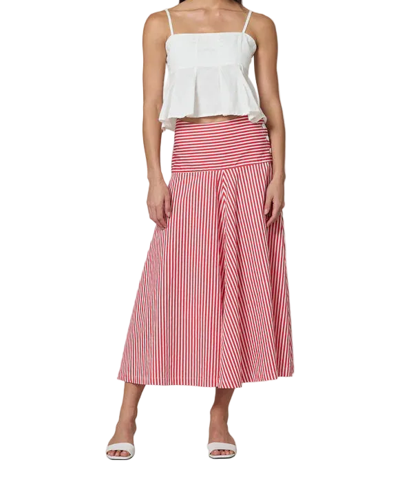Lusana Kyla Skirt - Marlo Stripe