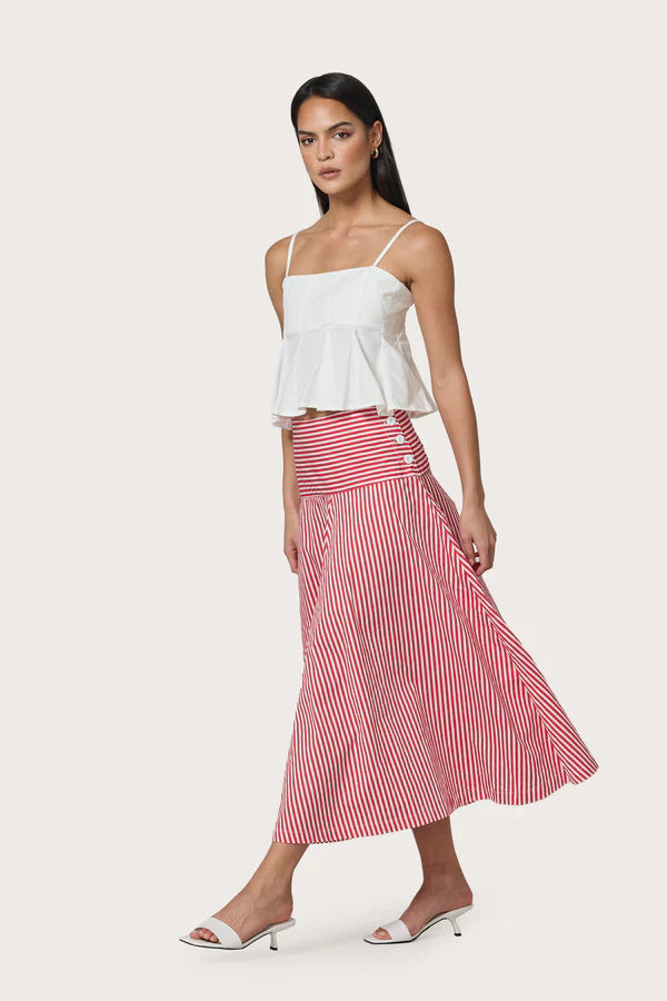 Lusana Kyla Skirt - Marlo Stripe