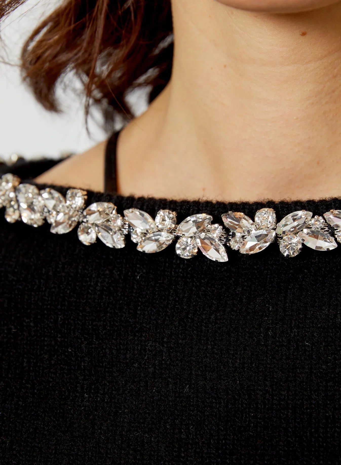 Black Bel Sweater Dress Combo