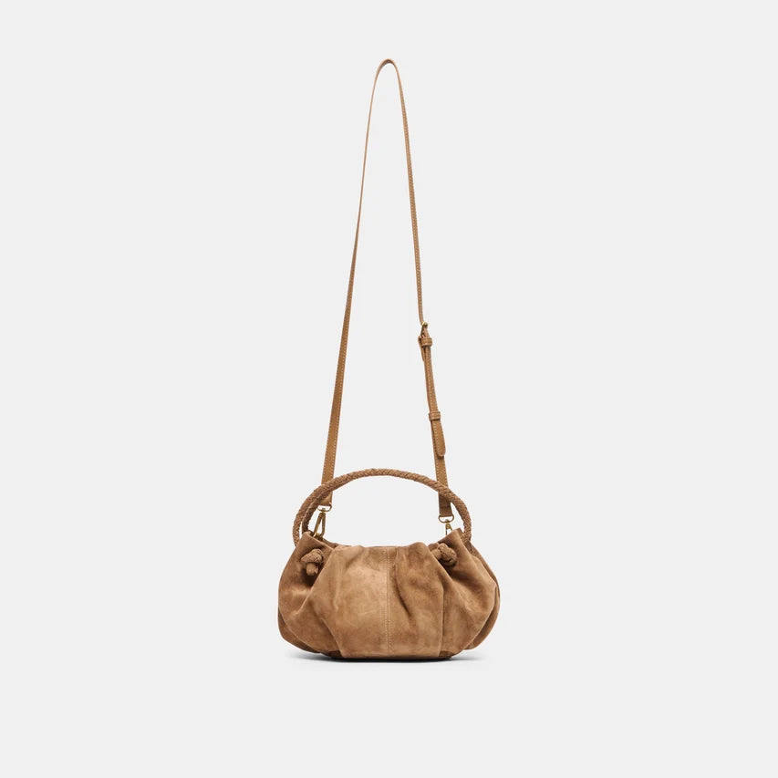 Dolce Vita Cocoa Handbag - Dark Tad Suede