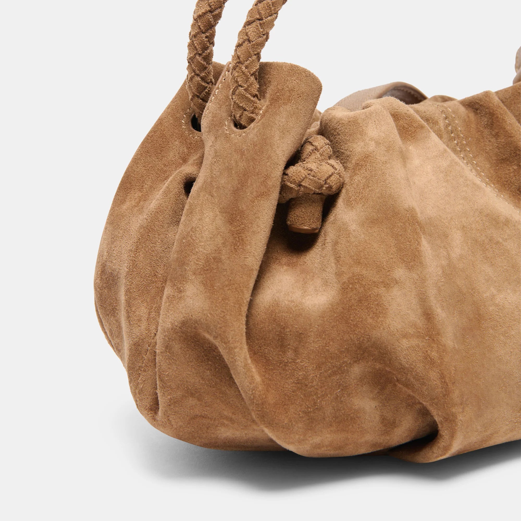 Dolce Vita Cocoa Handbag - Dark Tad Suede