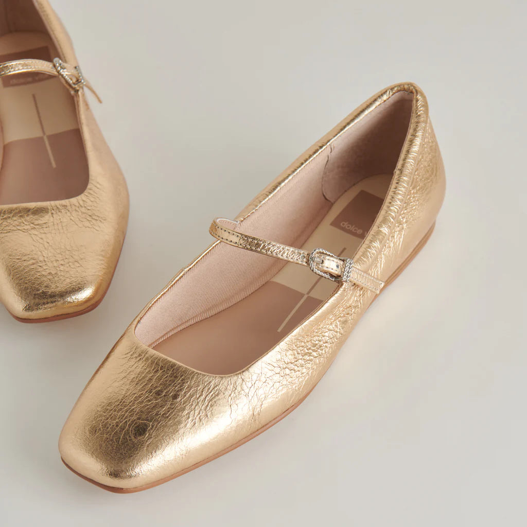 Dolce Vita Reyes Ballet Flat- Gold