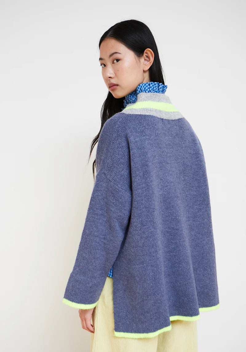 Dr. Bloom Jersey Hug Azul Sweater