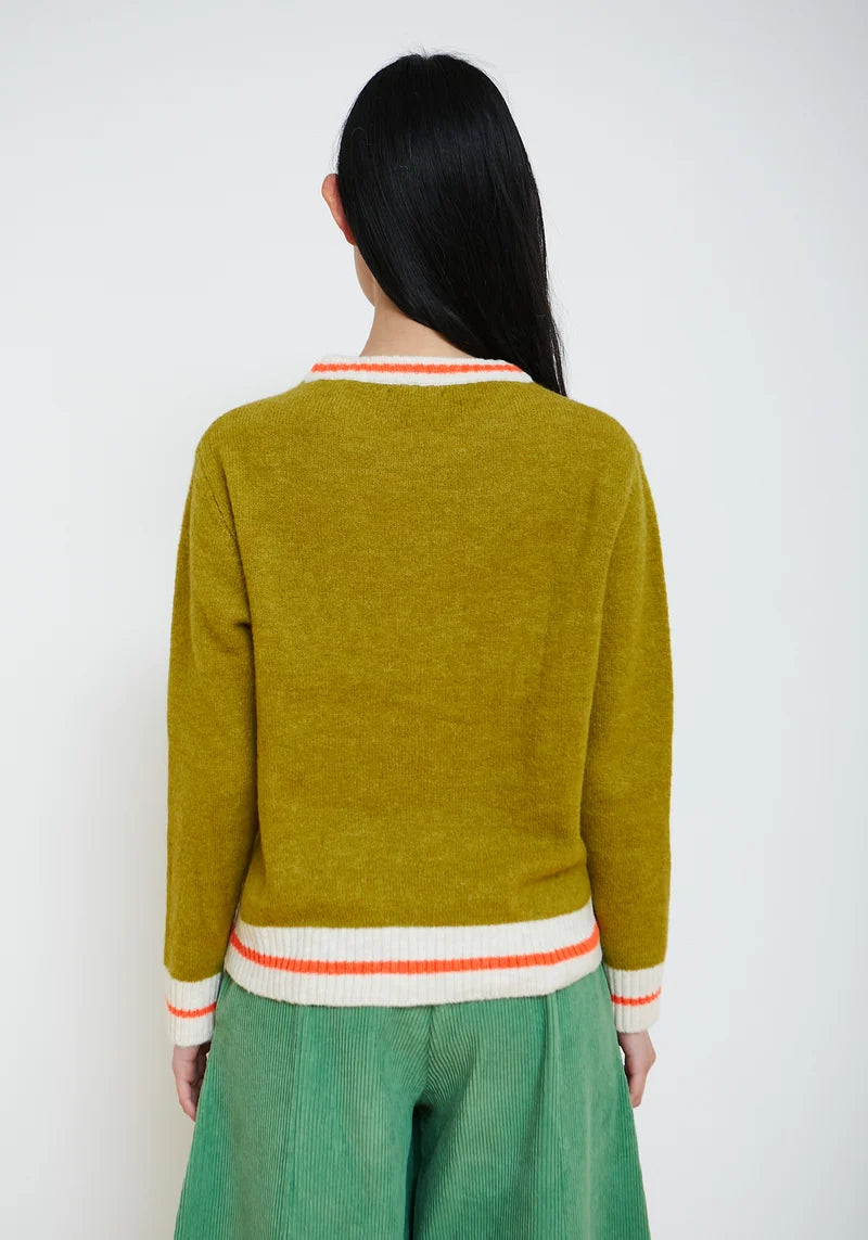 Dr. Bloom Cardigan Meadow Pistachio