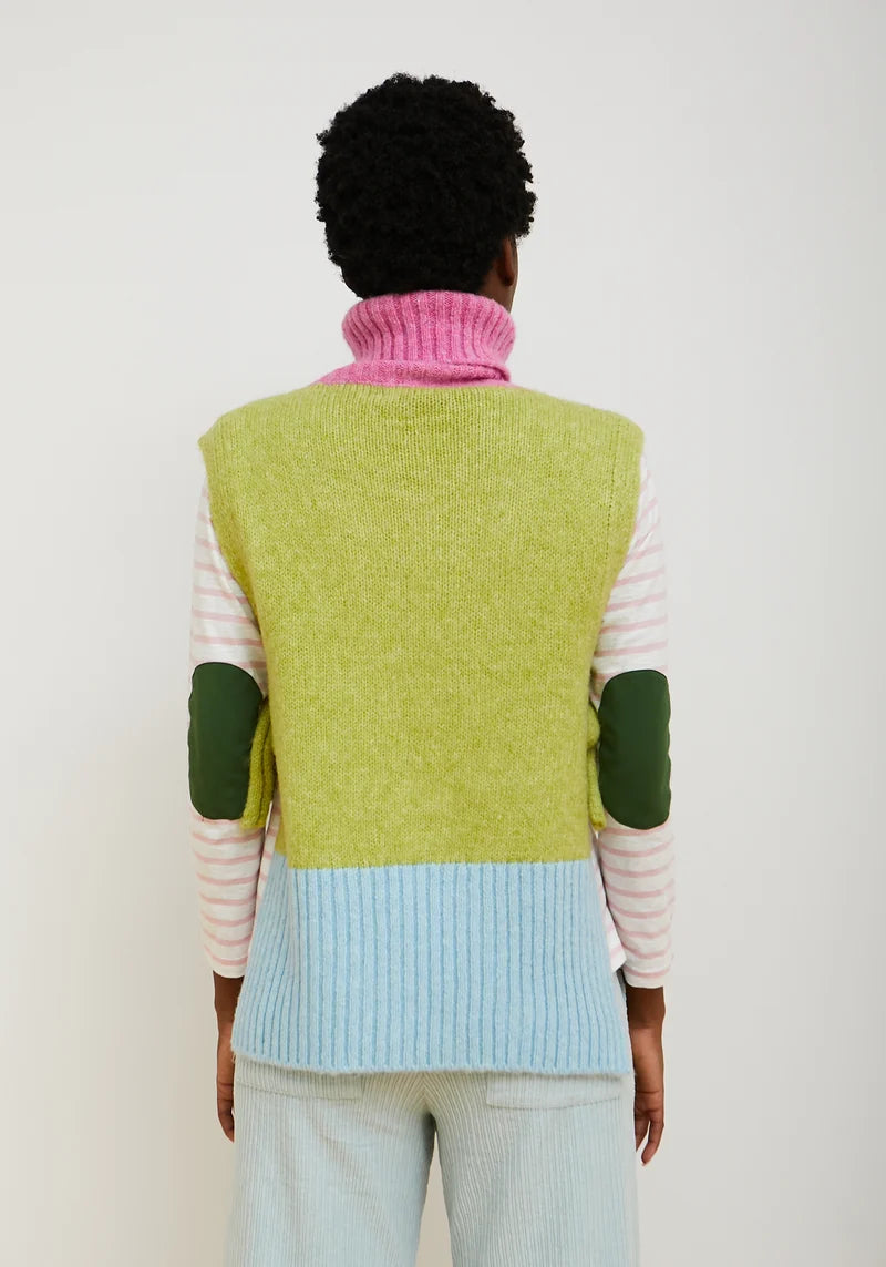 Dr. Bloom Chaleco Clue Cielo Sweater