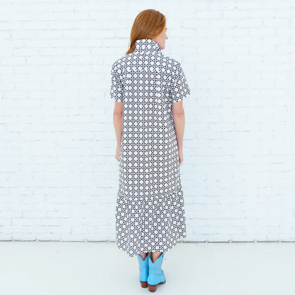 Caryn Lawn Maddie Basket Dress | Brown