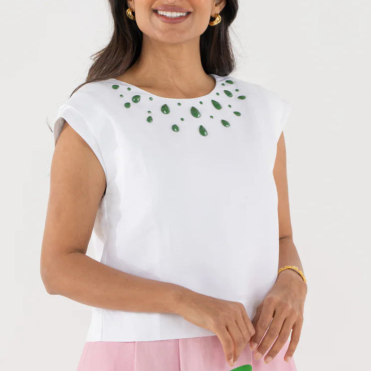 Emily McCarthy Hatti Tank - Lucent White