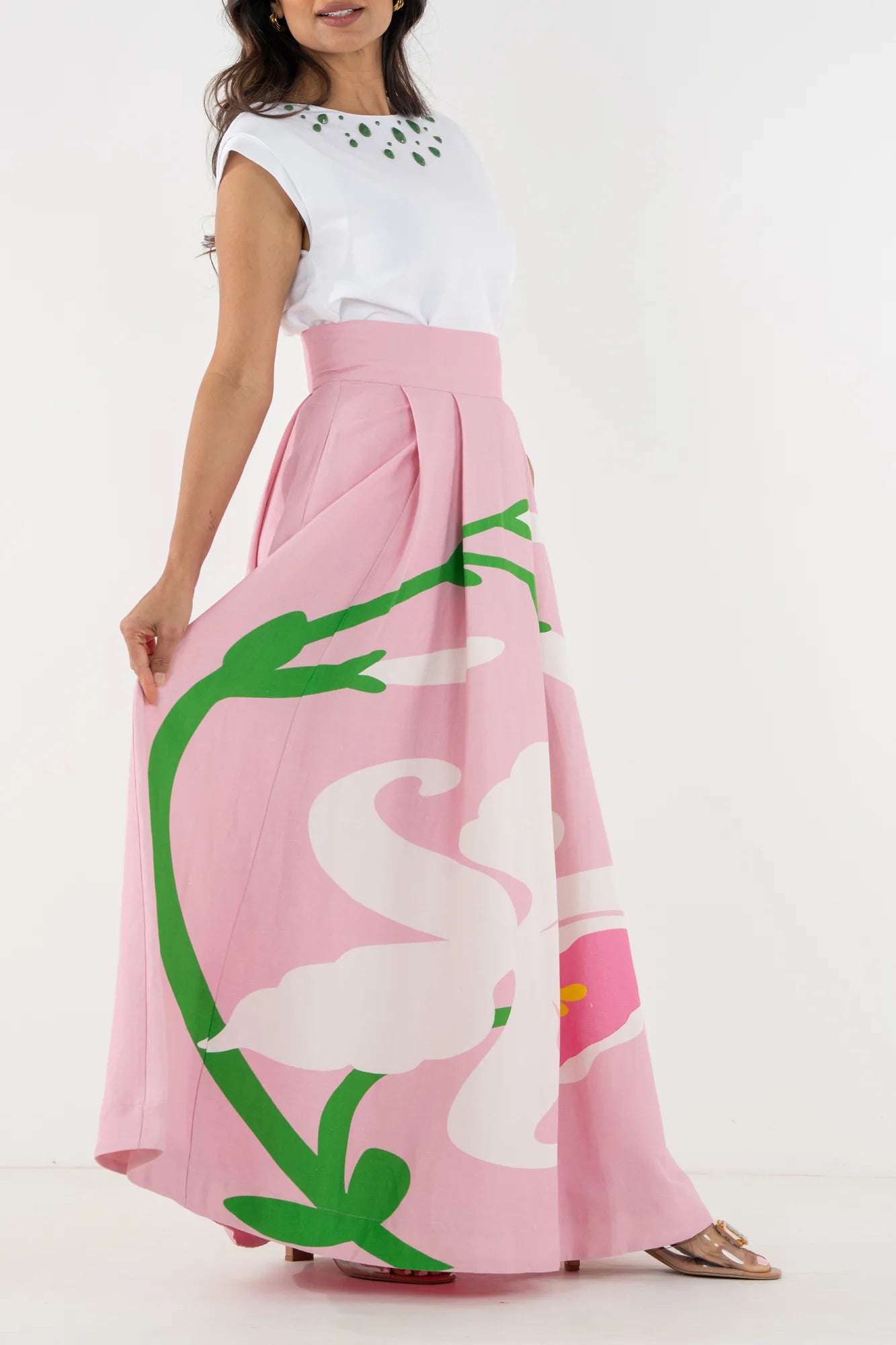 Emily McCarthy Milly Skirt - Blush Floral