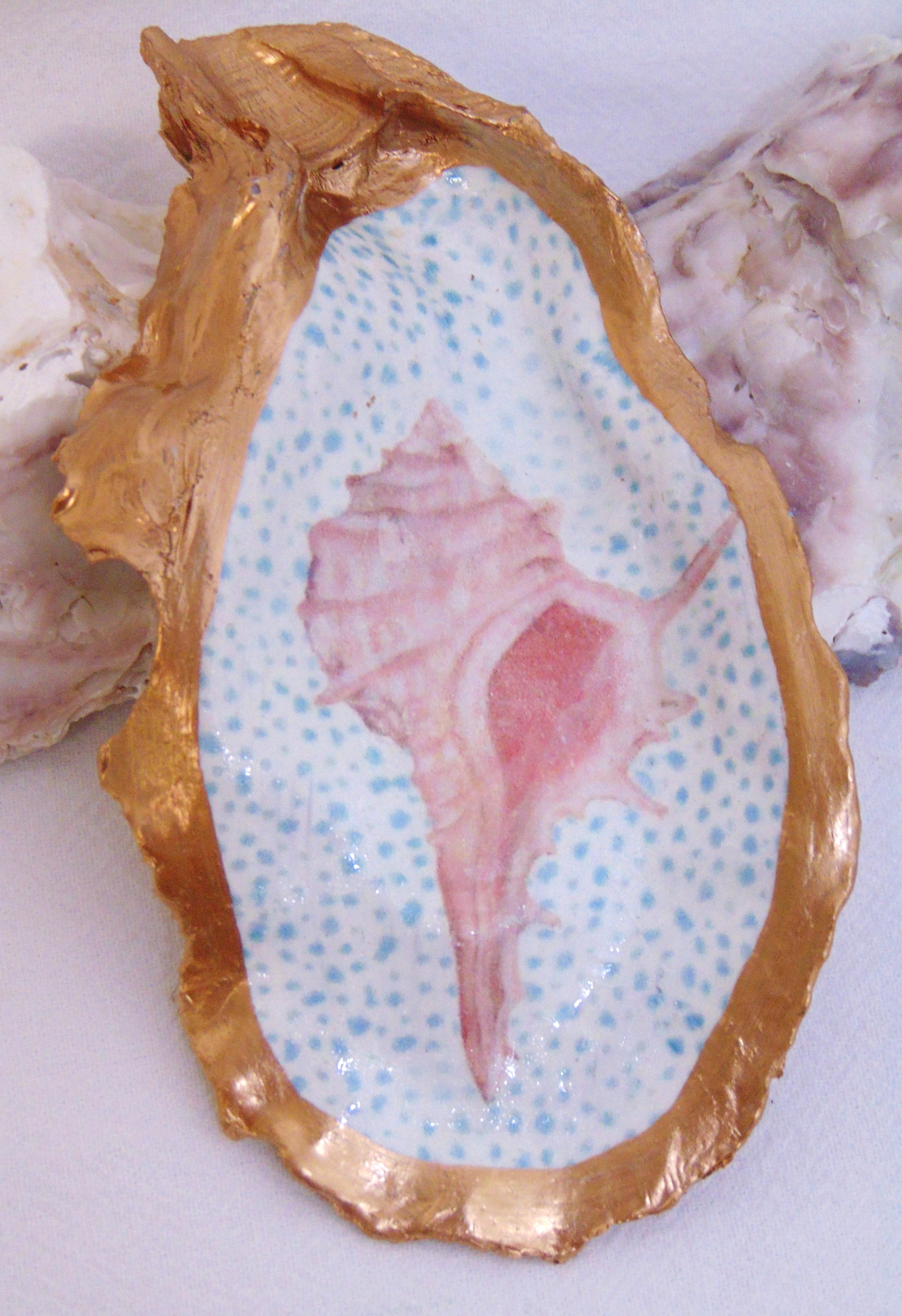 Oyster Shell Trinket Dish (multiple variants)