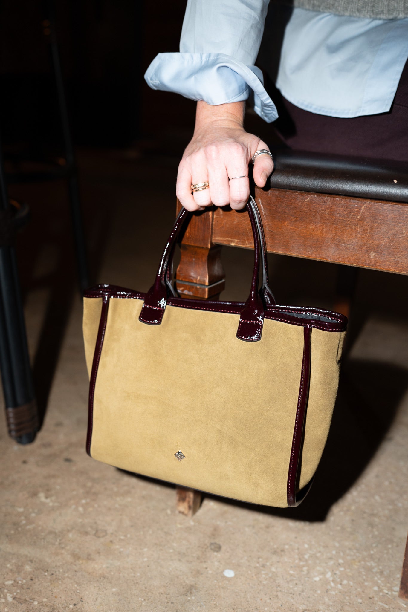 Herbert Frere Soeur Le Toon Velours Fluffy Bag | Bronze