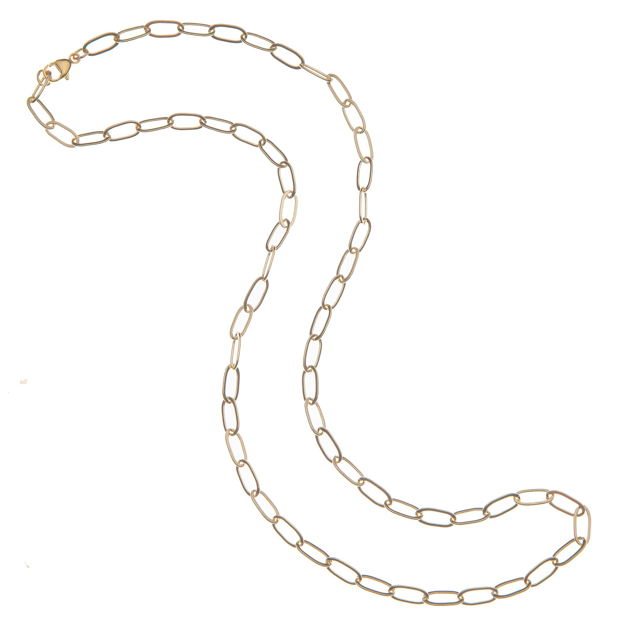 Jane Win - Gold Drawn Link 18"