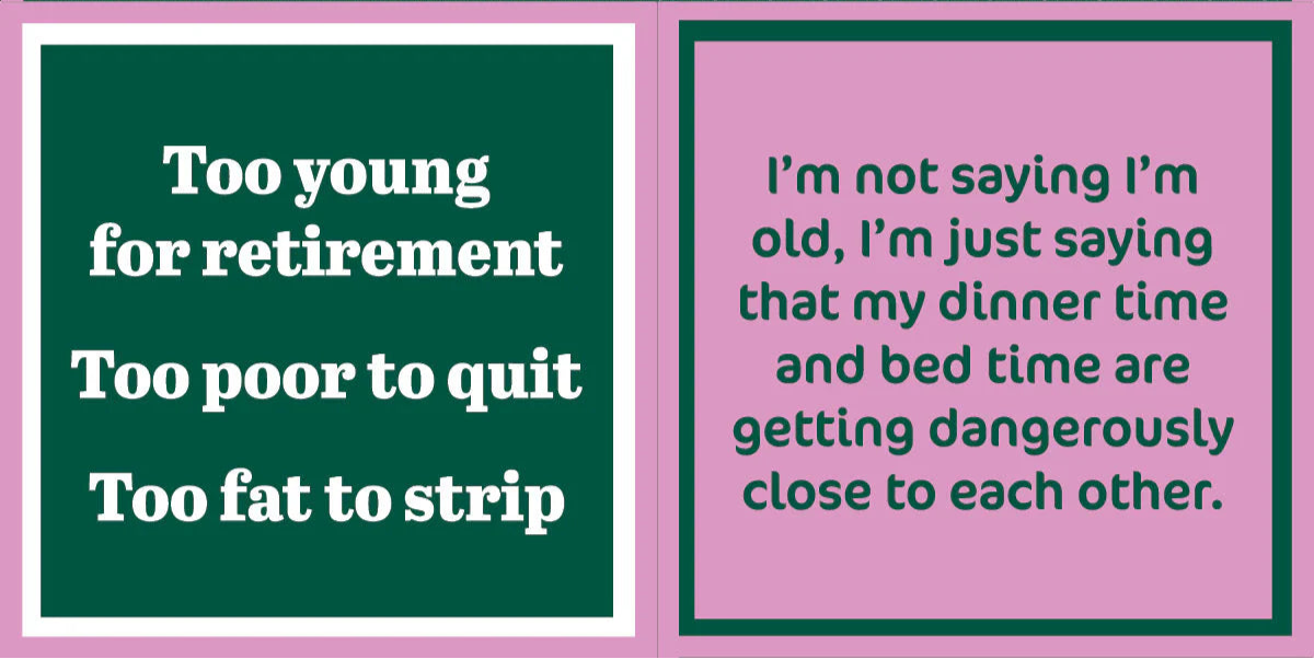 I'm Old Cocktail Napkins