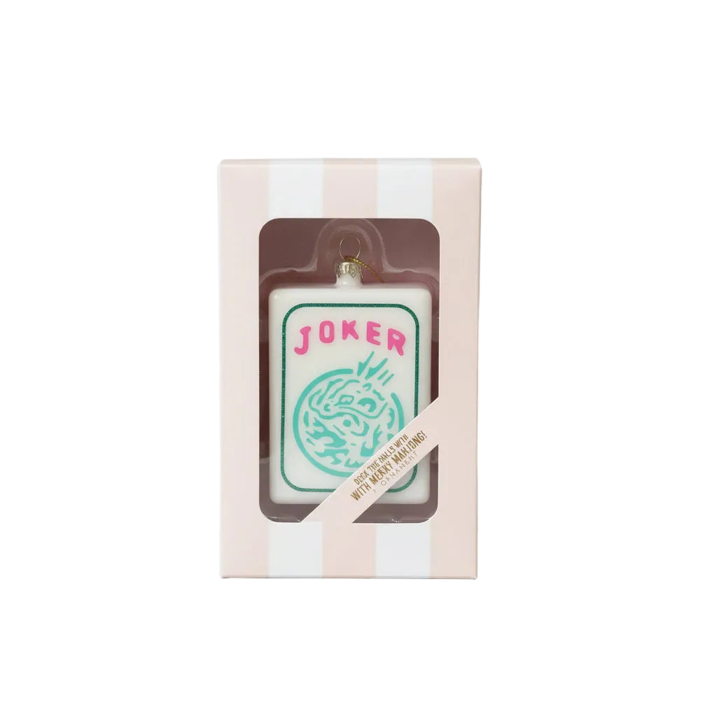 Mahjong Glass Ornament | 2 Styles