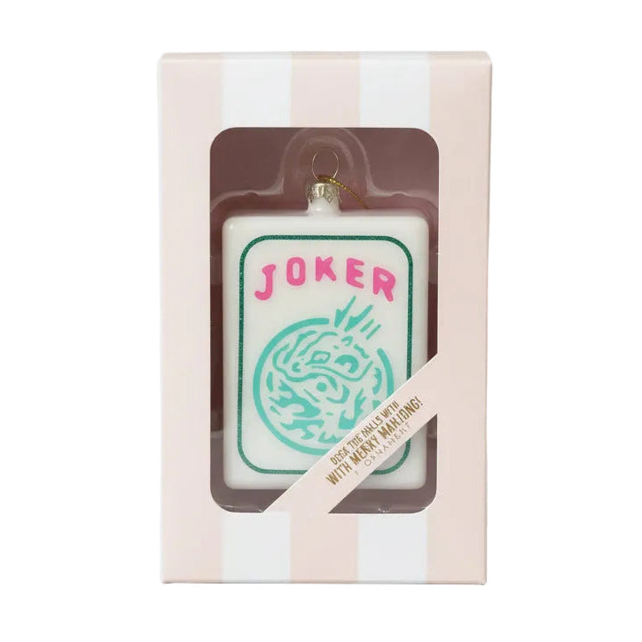 Mahjong Glass Ornament | 2 Styles