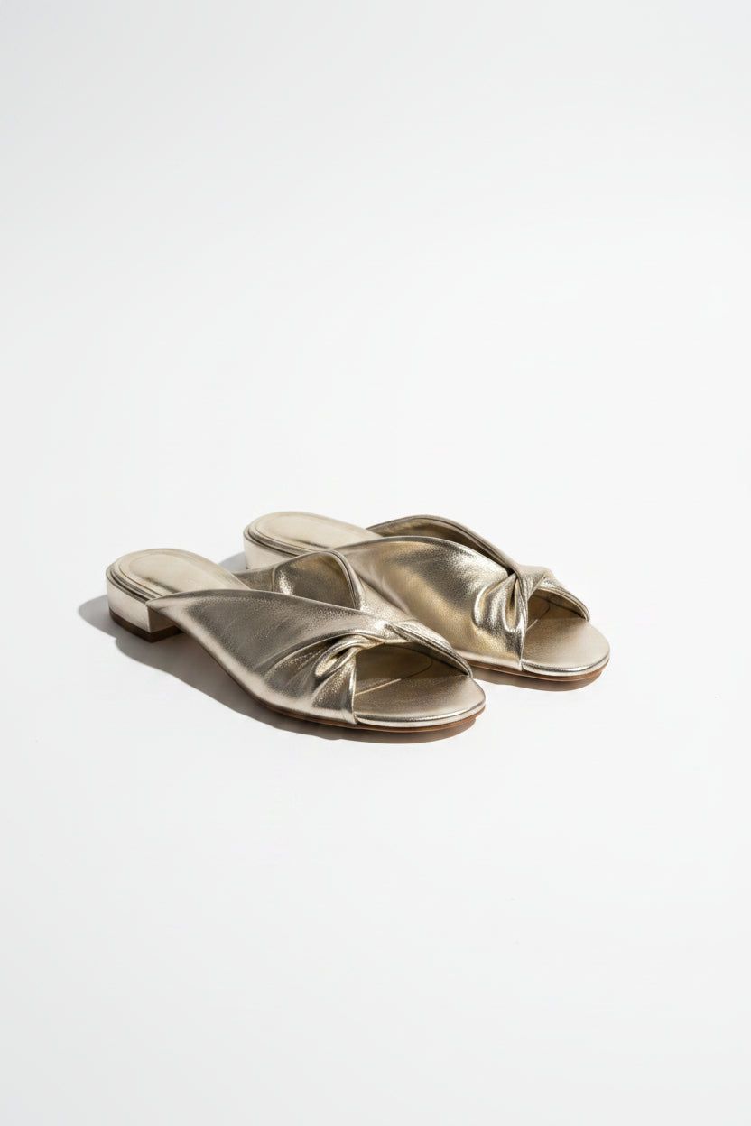 Adeleine Slide Leather Sandal