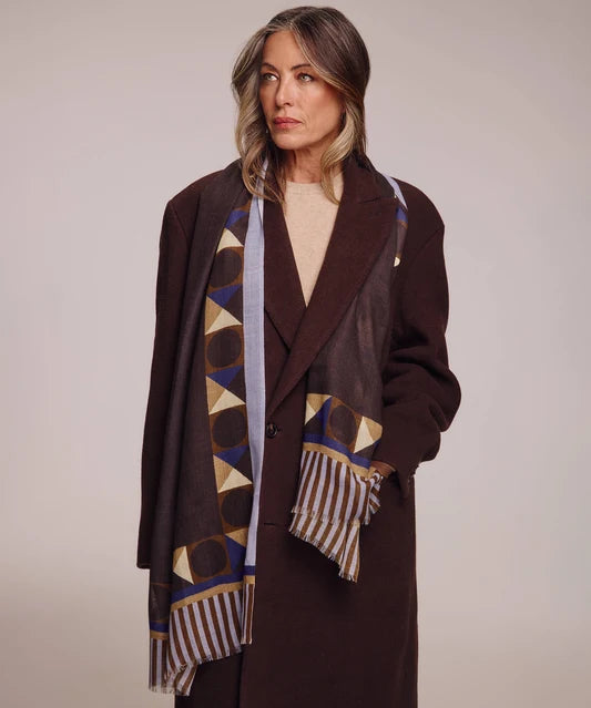 Modernist Geo Wrap | Black